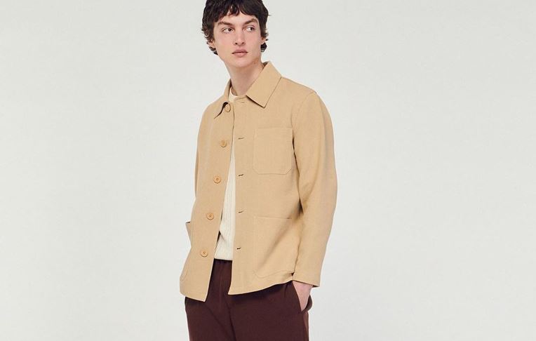 sandro bej takım elbise