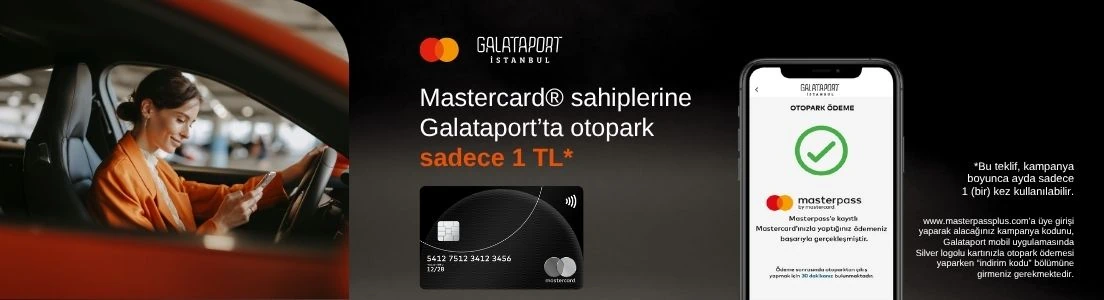 Mastercard Sahiplerine Otopark Ödemeleri 1 TL! RESTORAN