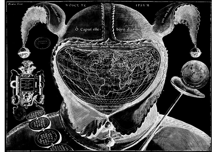 Soytarı Şapkasında Dünya Haritası